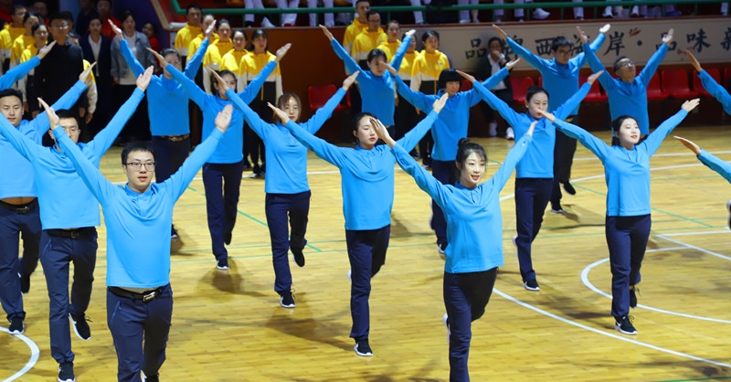 黃發(fā)集團榮獲西海岸新區(qū)機關第六屆廣播體操比賽一等獎